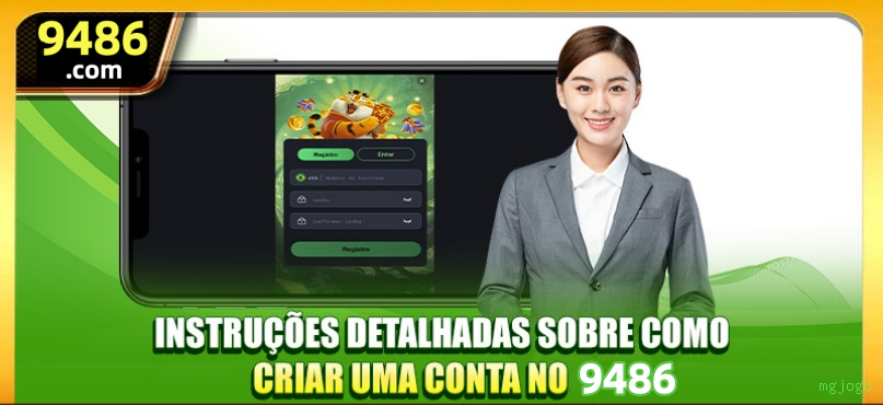 Aplicativo móvel mgjogo para iOS e Android